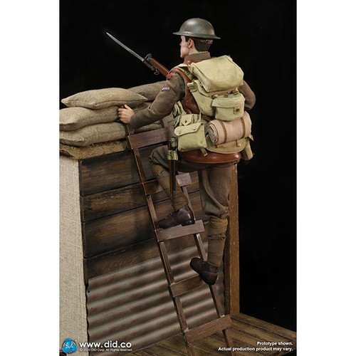 Boxed Figure: DiD WWI British Infantry Lance Corporal - William w/Trench Wall (11011S)