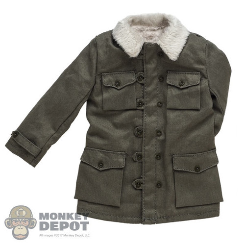 Coat: DiD Mens Overcoat w/Furred Collar