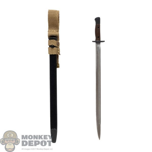 Knife: DiD WWI British P08 Bayonet Frog w/Halve Carrier (Metal)