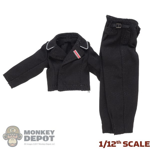 Uniform: DiD 1/12th WWII Mens Black Panzer Uniform