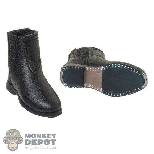 Boots: DiD German Genuine Leather Black Boots