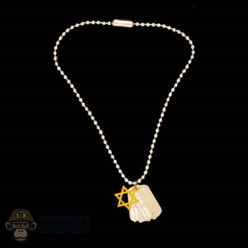 Chain: DiD WWII US Dog Tags w/Star of David (Mellish)