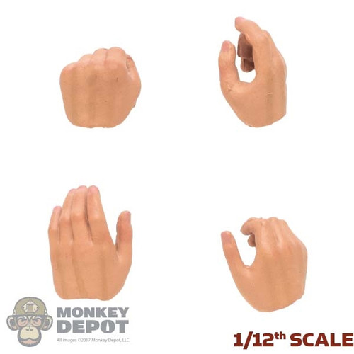 Hands: DiD 1/12 Mens 4 Piece Hand Set