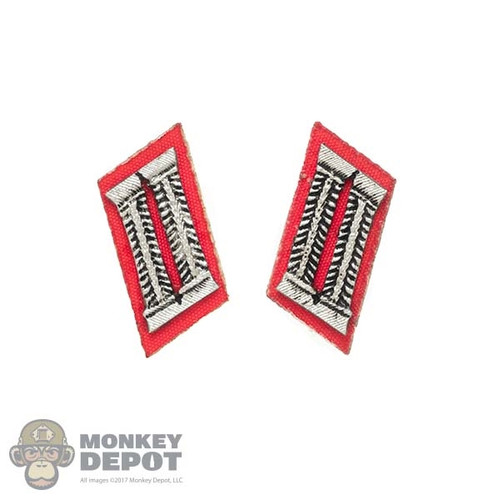 Insignia: DiD German Red Staff Officers Collar Tabs (Metal)