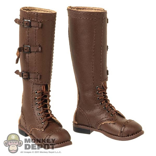 Boots: DiD Mens Leather High Cavalry Boots w/Feet