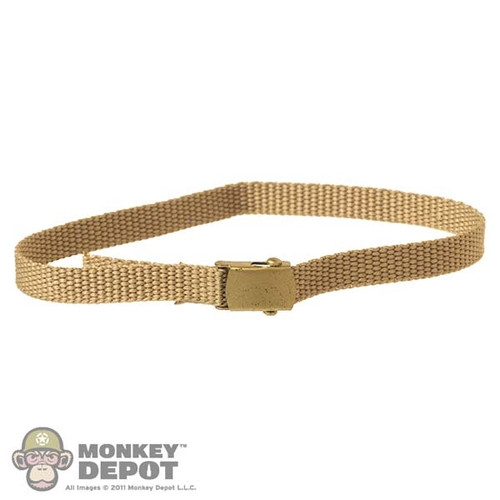 Belt: DiD Mens WWII US Canvas Belt w/Buckle