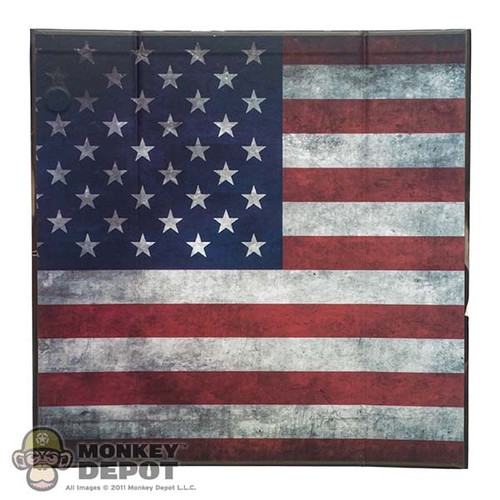 Display: DiD American Flag Backdrop (13.6" X 13.6") (READ NOTES)