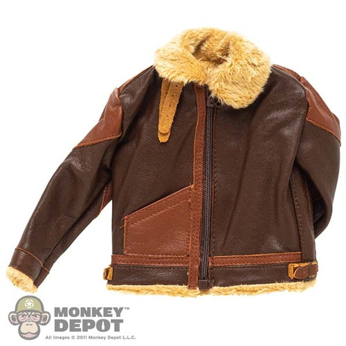 Coat: DiD Mens WWII US Bomber Jacket (Leather)