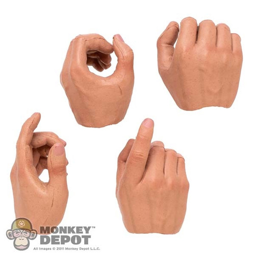 Hands: DiD Mens 4 Piece Hand Set