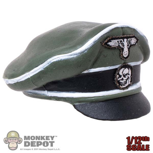 Hat: DiD 1/12th WWII German Crusher Visor Cap (Molded)