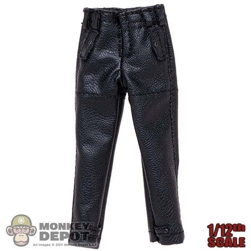 Pants: DiD 1/12th WWII German Black Leather-like Trousers
