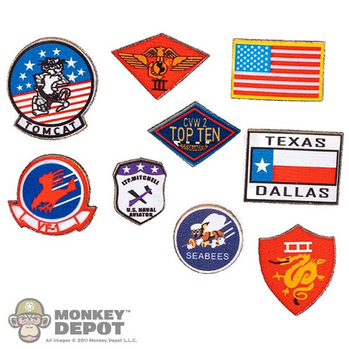 Insignia: DiD 9 Piece USN Patch Set