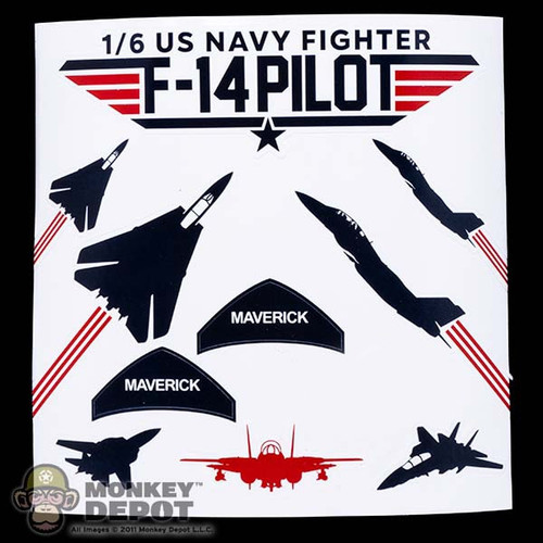 Sticker: DiD Mens Navy Fighter Decal Set (READ NOTES)