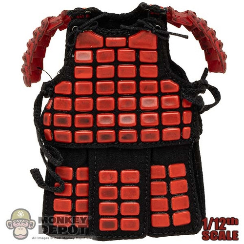 Armor: DiD 1/12 Mens Skirted Black and Red Body Armor