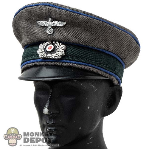 Hat: DiD WWII German Medical NCO Visor Cap