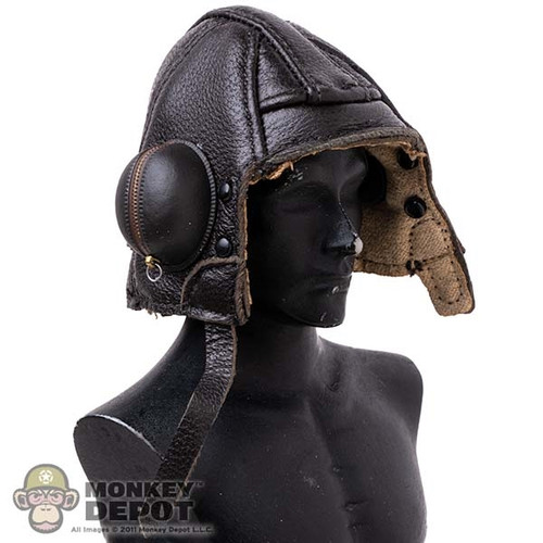 Hat: DiD WWII Mens British Pilot Flight Helmet