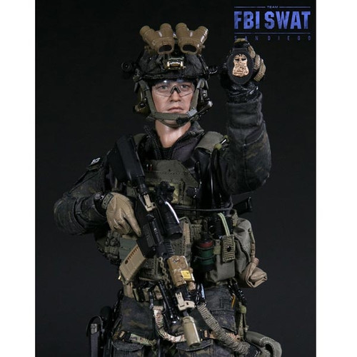 Boxed Figure: DamToys FBI SWAT Team Agent - San Diego Midnight (78044B)