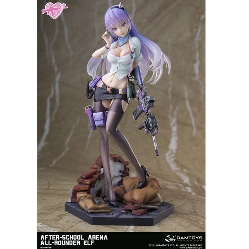 Statue: DamToys 1/7 Scale After-School Arena - First Shot: All-Rounder ELF (DAM-DMF001)