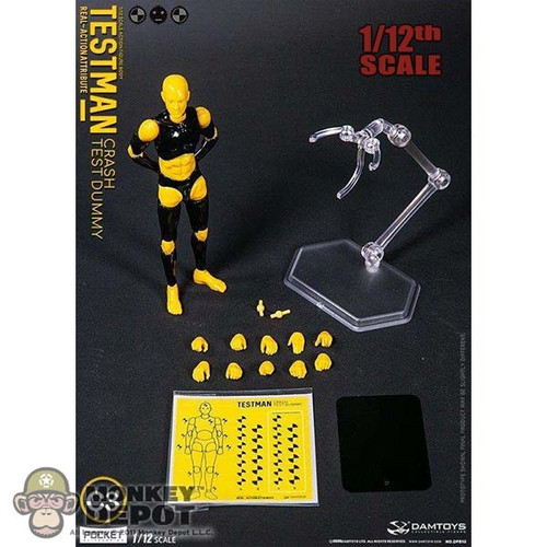 PREORDER Boxed Figure: DamToys 1/12th Crash Test Dummy - TESTMAN C3 (DAM-DPS10)