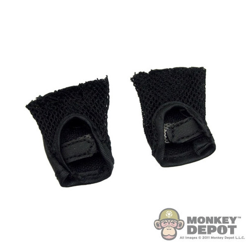 Gloves: DAM Black Mesh Leather Fingerless