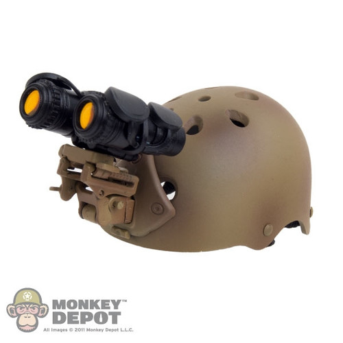 Helmet: DamToys PT Protection Helmet w/Mount & AN/PVS-15 N/V Binocular (Camo)