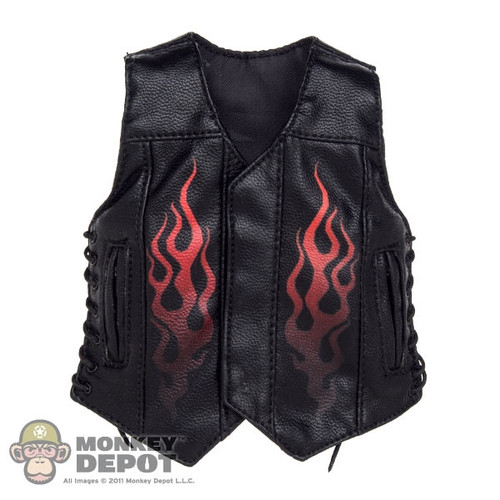 Vest: DamToys Flamed Leather Vest *READ NOTES