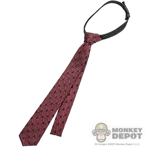 Tie: DamToys Red/Black Pattern Tie