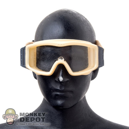 Mask: DamToys Tan w/Clear Tint A Frame Goggles