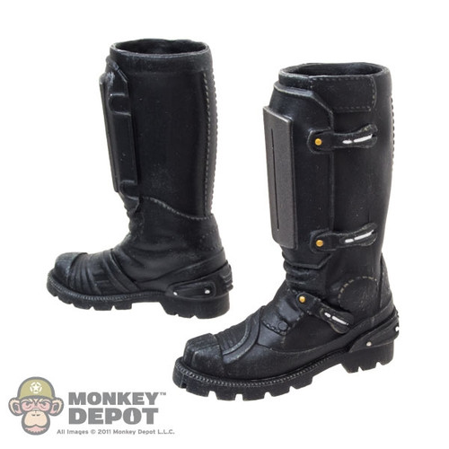 Boots: DamToys Black Molded Female Boots