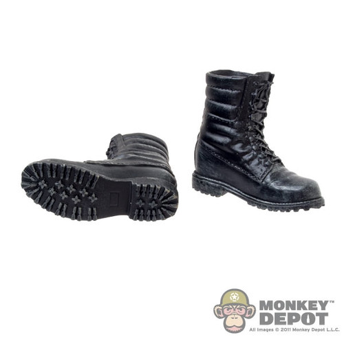 Boots: DamToys Black Female Molded Boots *READ NOTES