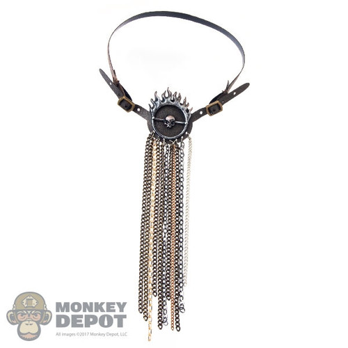 Belt: DamToys Female Skull Belt w/Chains