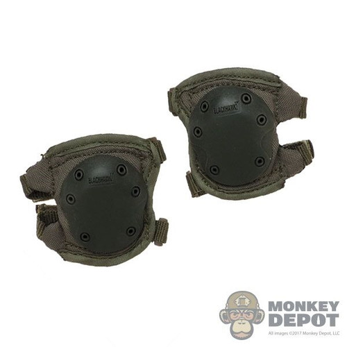 Pads: DamToys Mens Green Knee Pads