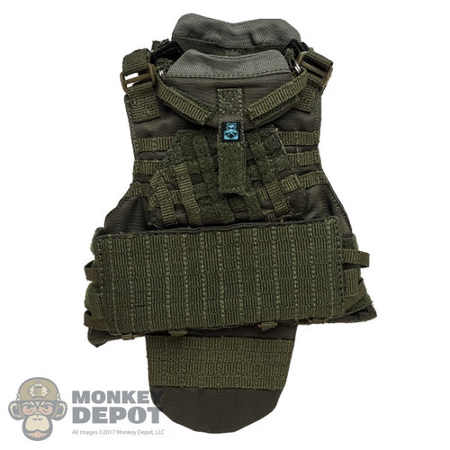 Vest: DamToys Mens Green Defender 2 MOLLE w/Groin Protector