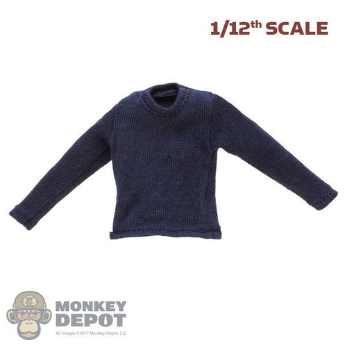 Shirt: DamToys 1/12th Mens Blue Long Sleeve Shirt