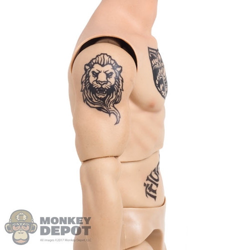 Figure: DamToys Stained Tattooed Body w/Ankle Pegs (READ NOTES)