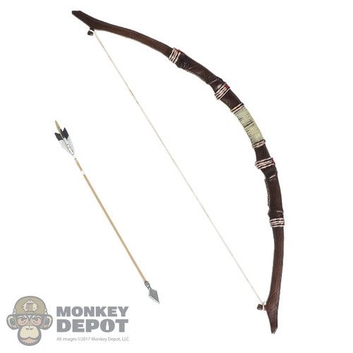 Bow: DamToys Wood Colored Bow w/Arrow