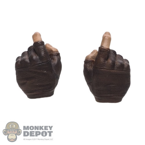 Hands: DamToys Mens Molded Brown Fingerless Weapon Grip