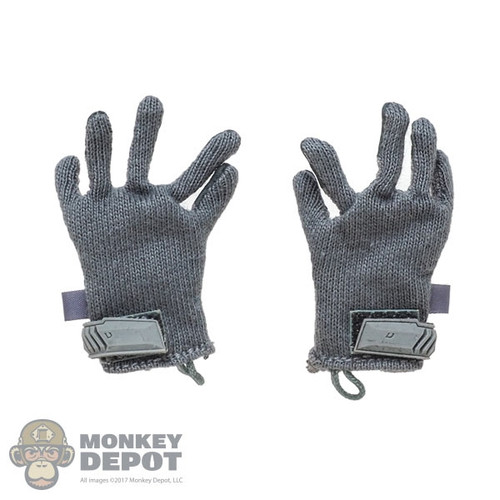 Gloves: DamToys Mens Grey Mechanix Work Gloves