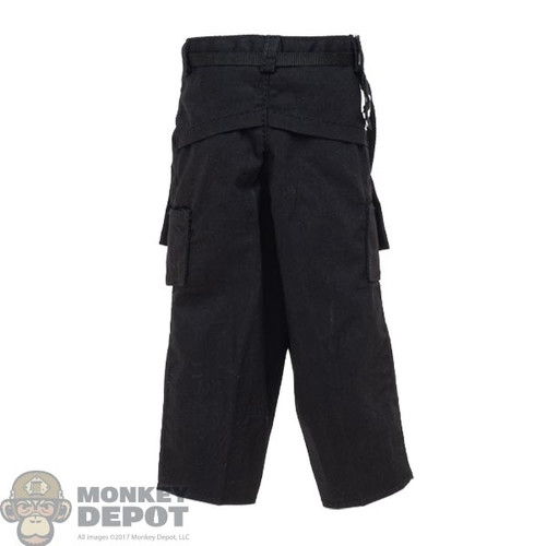 Pants: DamToys Mens Black Pants w/Belt (READ NOTES)