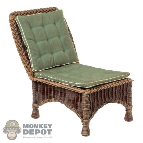 Chair: DamToys Outdoor Wicker Design w/Reversible Cushions