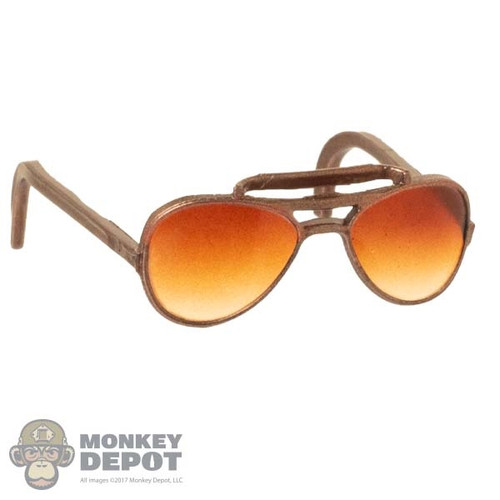 Glasses: DamToys Mens Bronze Sunglasses w/Tinted Lenses