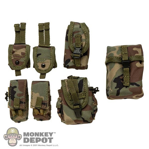 Pouch: DamToys 7 Piece Camo Pouch Set (MOLLE)