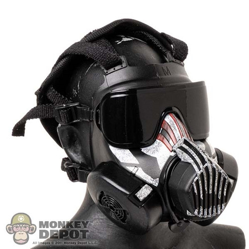 Mask: Dam Toys Mens Gas Mask w/ Interchangeable Lens