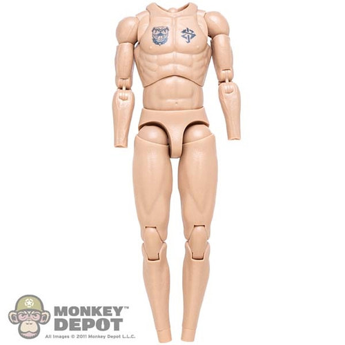 Figure: DamToys Muscle Body w/Tattoos (READ NOTES)