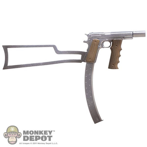 Pistol: DamToys 1911 Machine Pistol w/ Curved Extended Mag