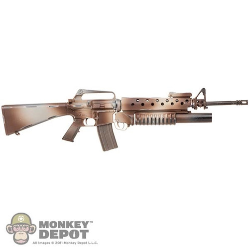 Rifle: DamToys C7 Assault w/ M203 Grenade Launcher (Camo) (READ NOTES)