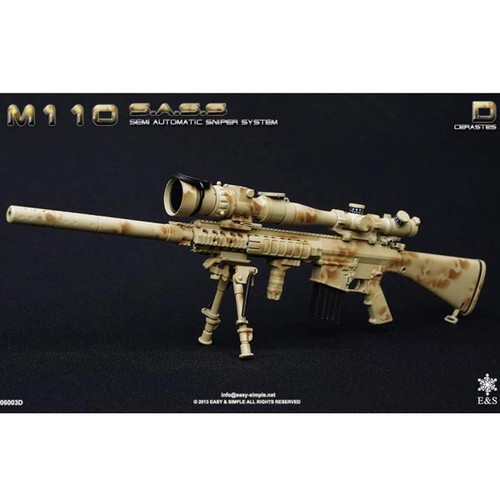 Rifle Set: Easy & Simple M-110 Semi Automatic Sniper System Cerastes (06003D)