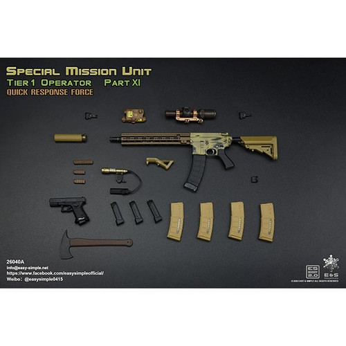 Boxed Figure: ES SMU Tier 1 Operator Part XI Quick Response Force (ES-26040A)