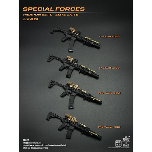 Weapon Set: ES Special Forces Elite Units LVAW (ES-06027)