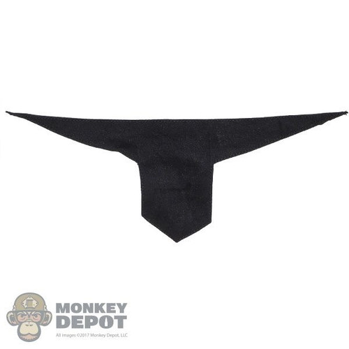 Scarf: Easy & Simple Black Bandanna